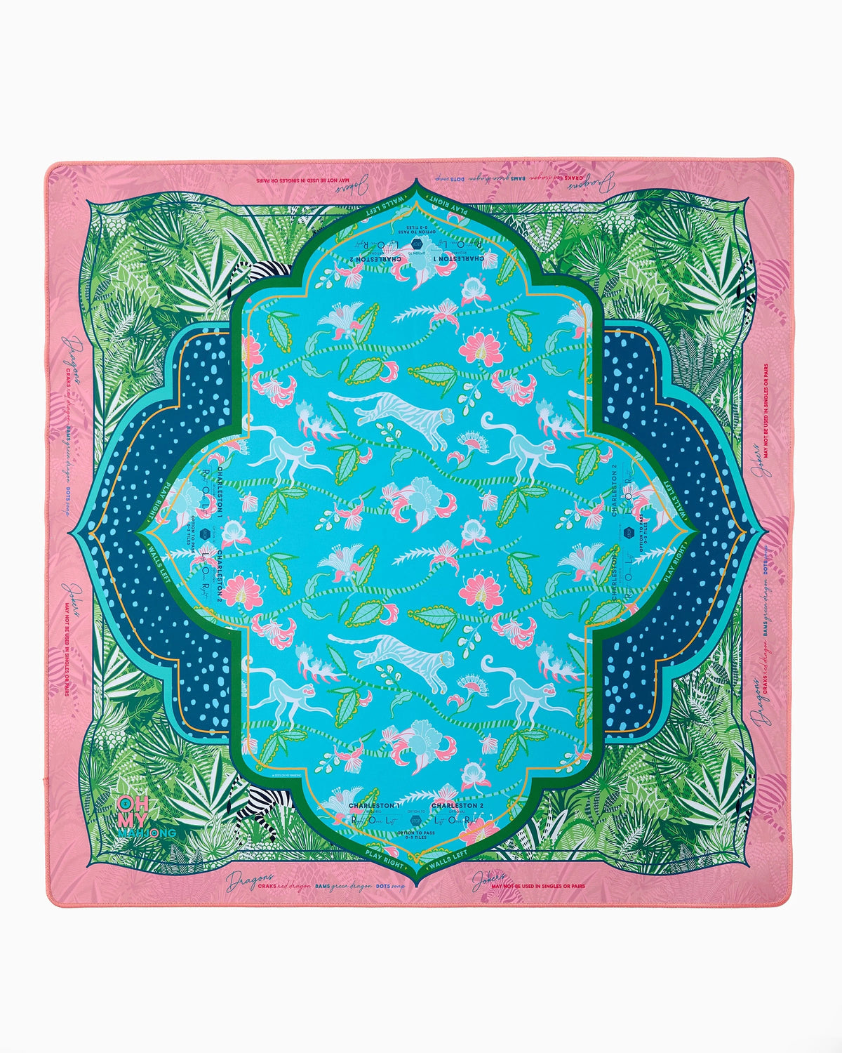 Serengeti Mahjong Mat w/ Tube - The Preppy Bunny