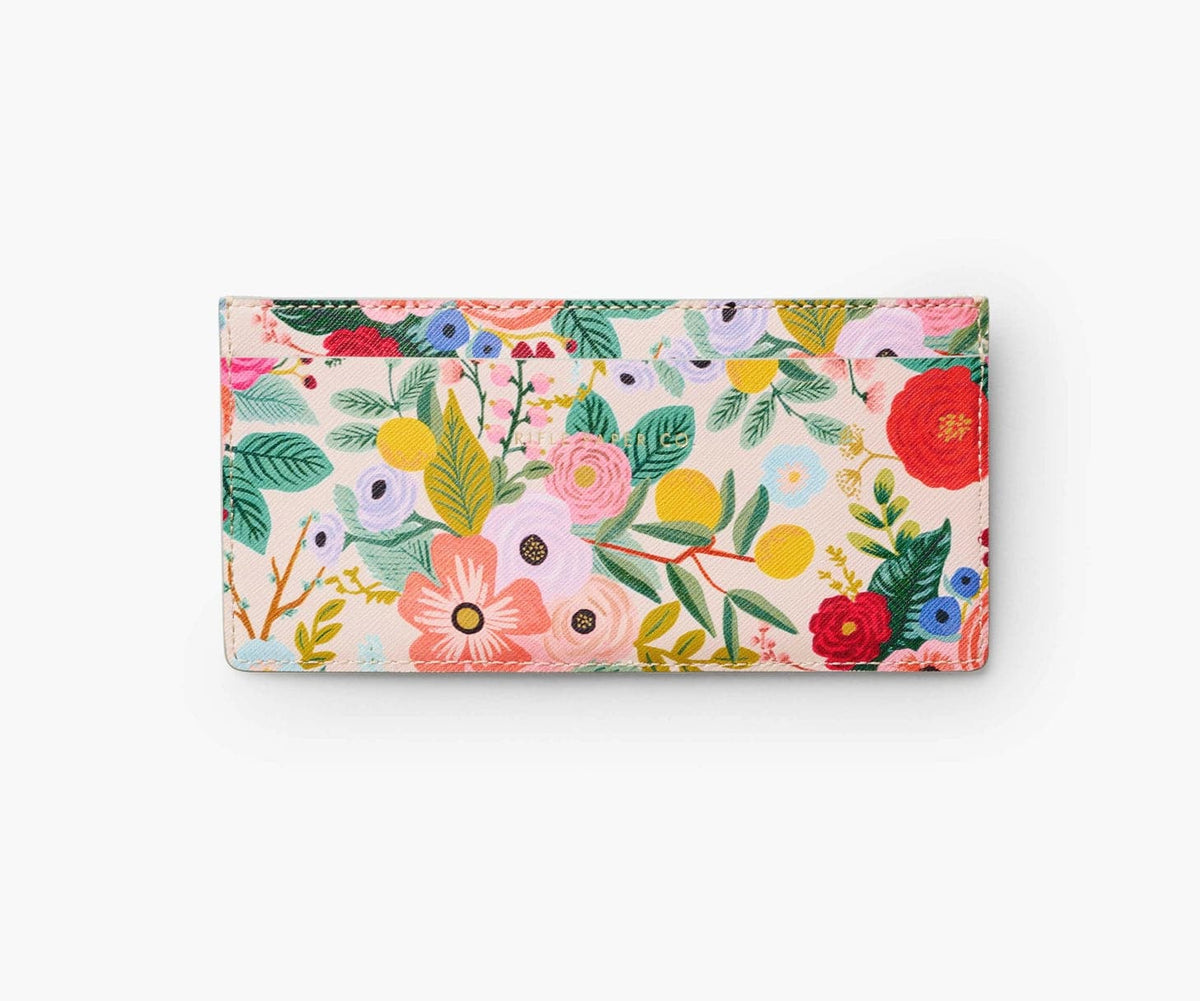 Garden Party Slim Card Wallet - The Preppy Bunny