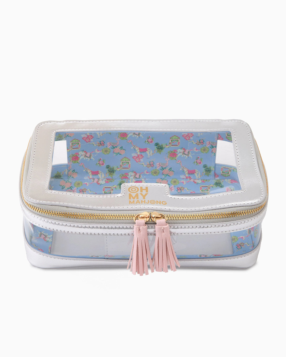 Silver Tile Storage Bag - The Preppy Bunny