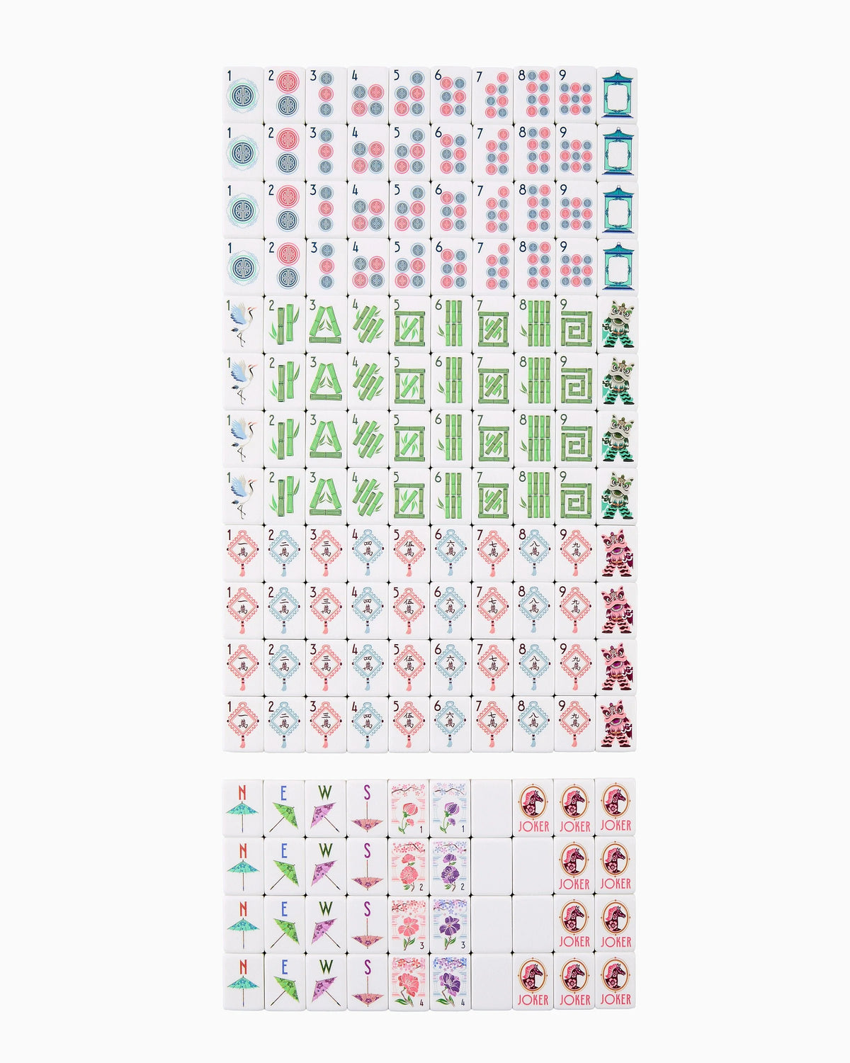 Solara Mahjong Tiles - The Preppy Bunny