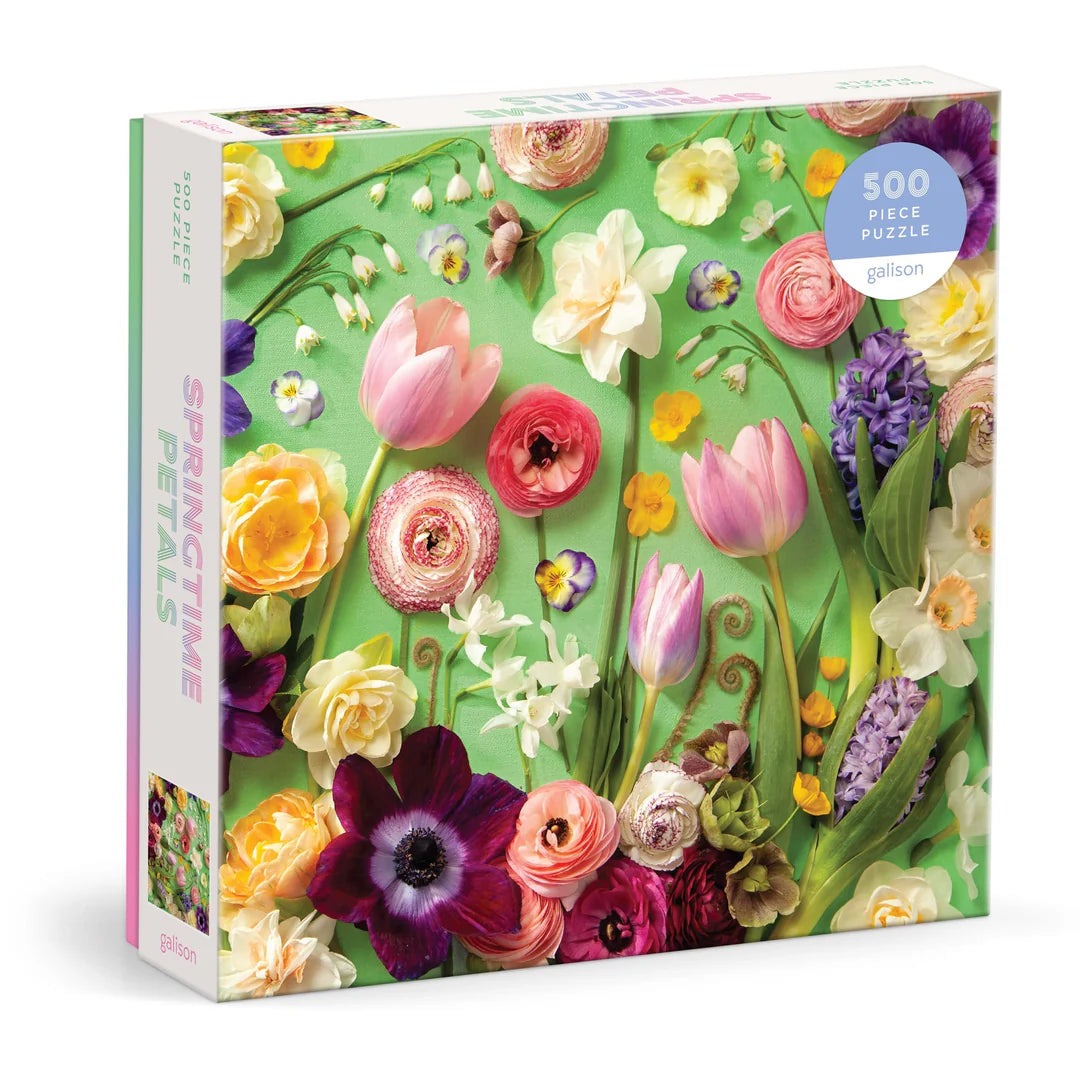 Springtime Petals 500 Piece Puzzle - The Preppy Bunny