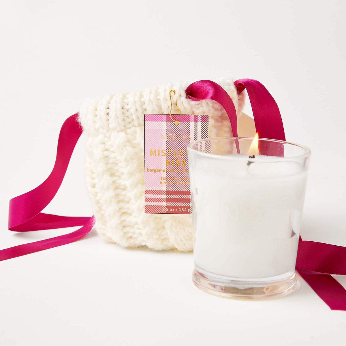 TESTER - Mistletoe Kiss Stocking Candle - The Preppy Bunny