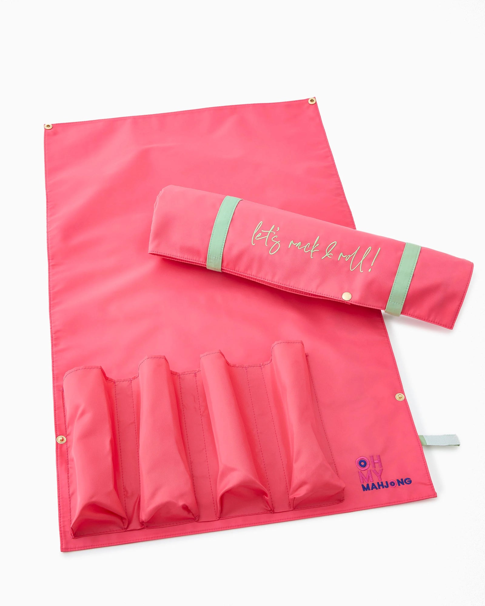 Strawberry Pink Let's Rack & Roll Bag - The Preppy Bunny