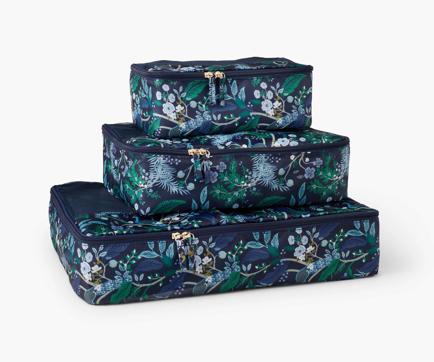 Peacock Packing Cube Set - The Preppy Bunny