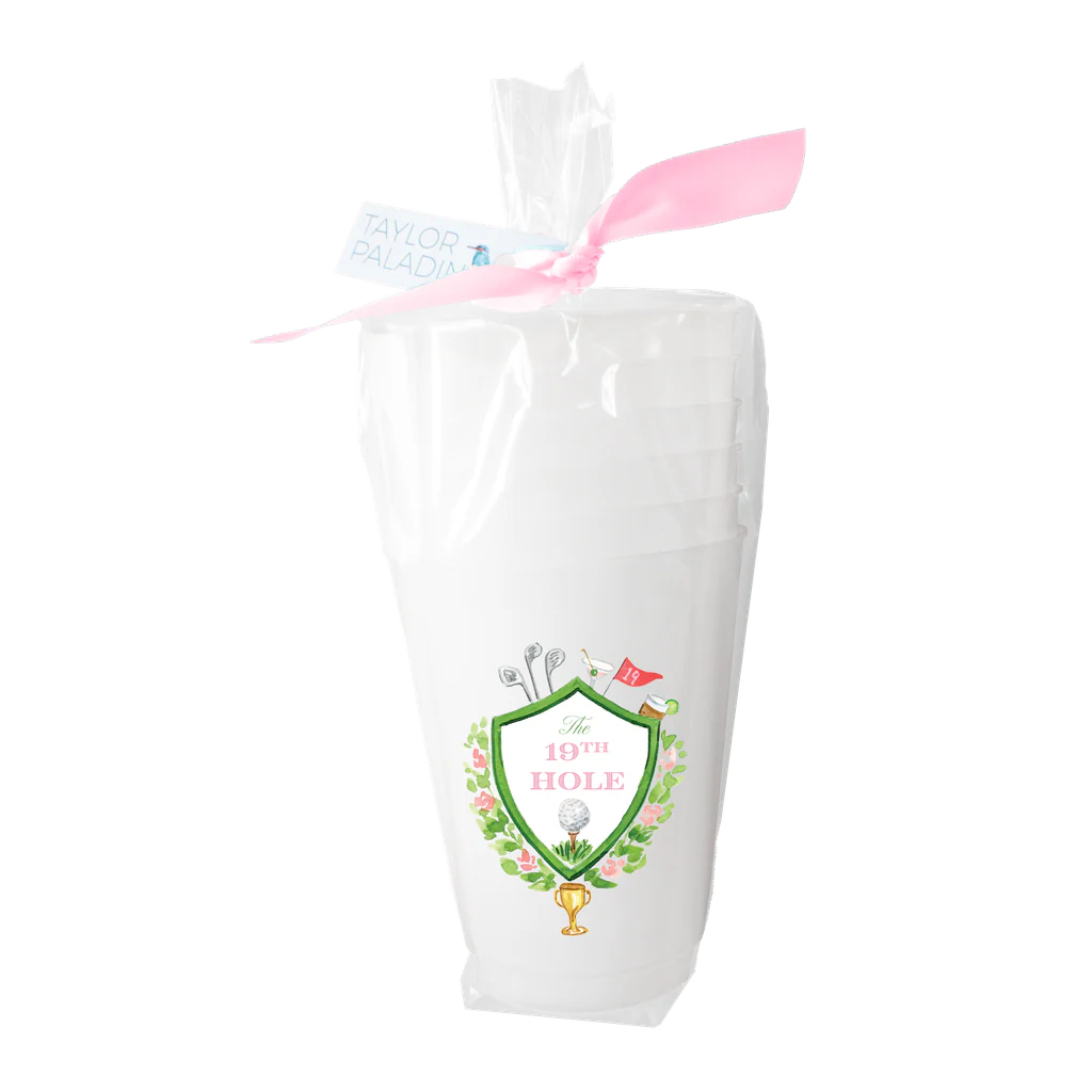 19TH Hole Frosted Cups - The Preppy Bunny