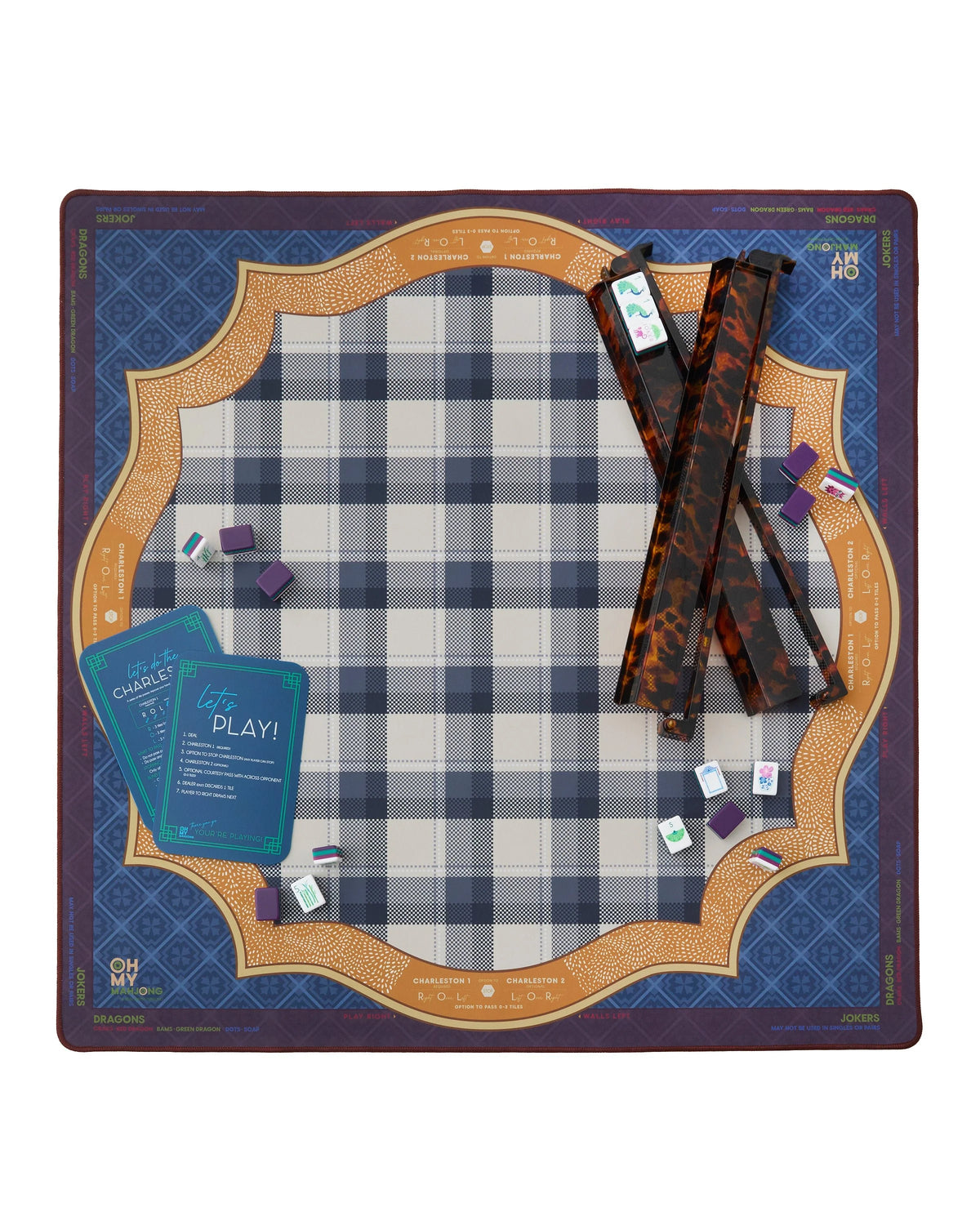 Vanderbilt Mahjong Mat - The Preppy Bunny