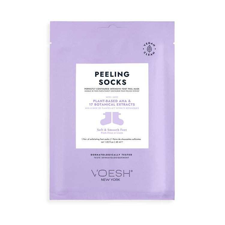 Peeling Socks with Plant-based AHA + 17 Botanical Extracts - The Preppy Bunny