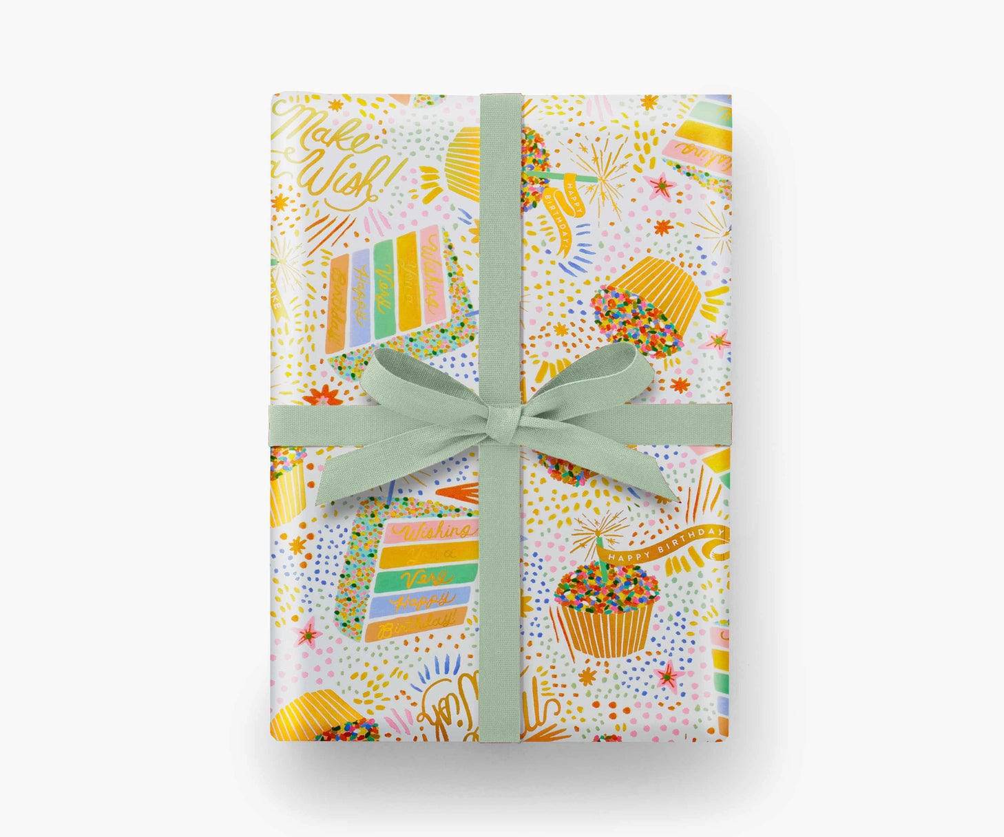 Birthday Cake Wrapping Paper - The Preppy Bunny