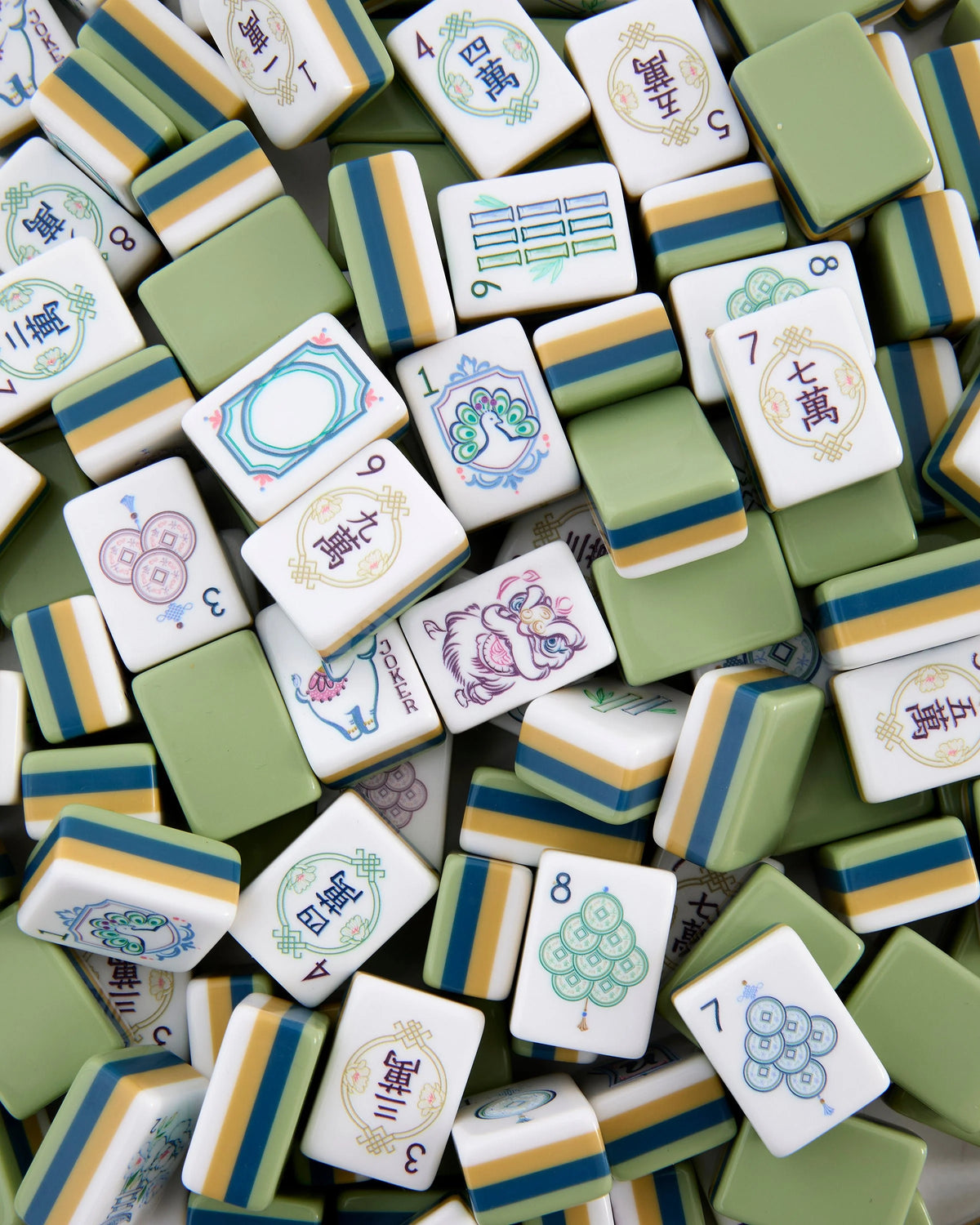 Willow Mahjong Tiles - The Preppy Bunny