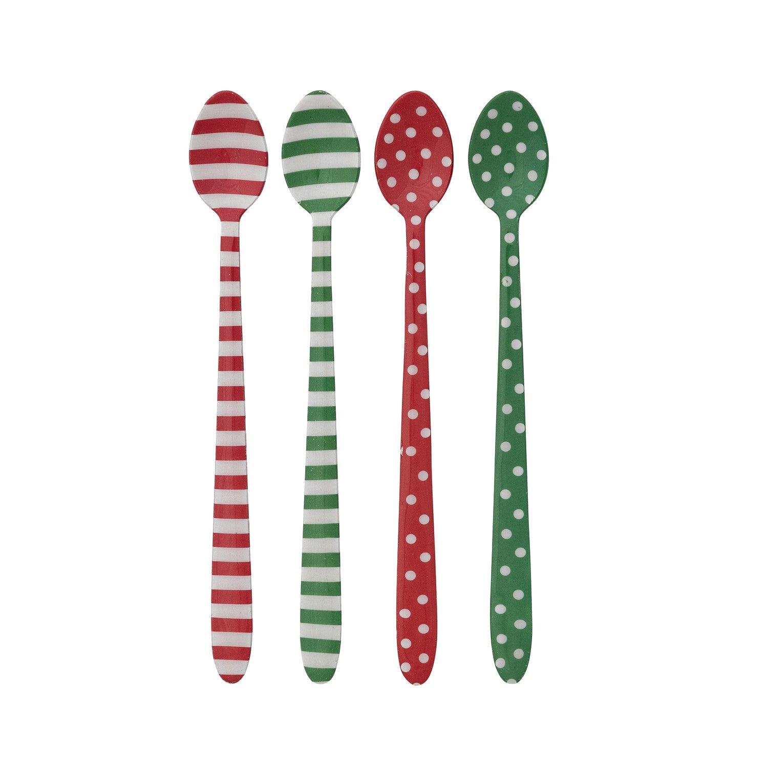 Enameled Stainless Steel Cocktail Spoon, 4 Styles