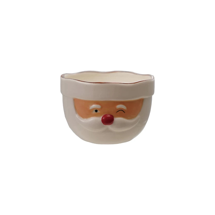 Santa Winking Small Bowl - The Preppy Bunny