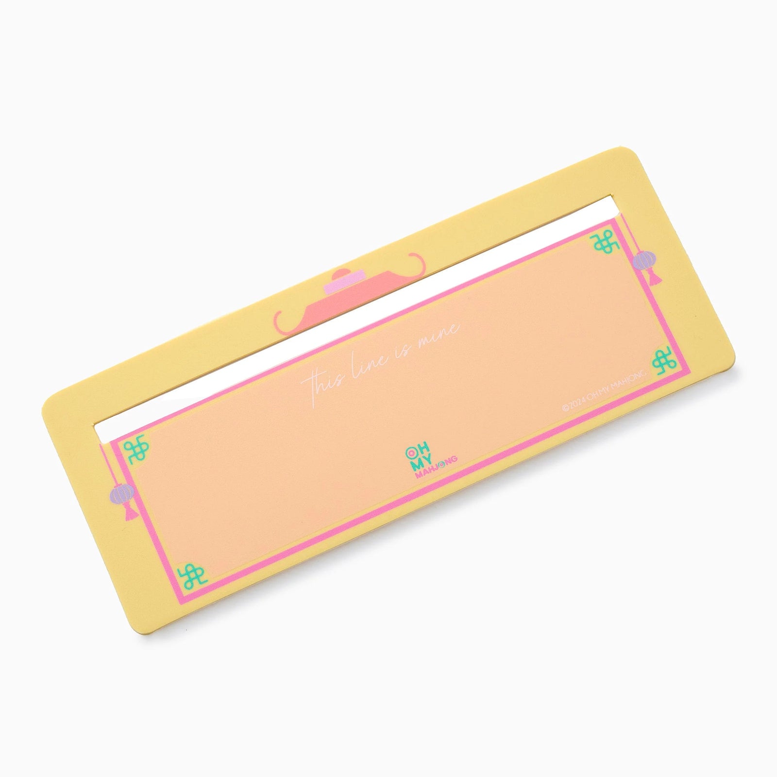 Yellow Line Finder for Mahjong Card - The Preppy Bunny