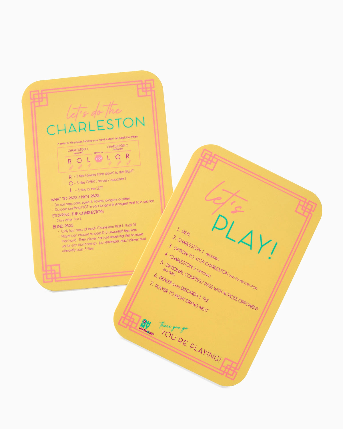 Yellow Mahjong Tile Shufflers