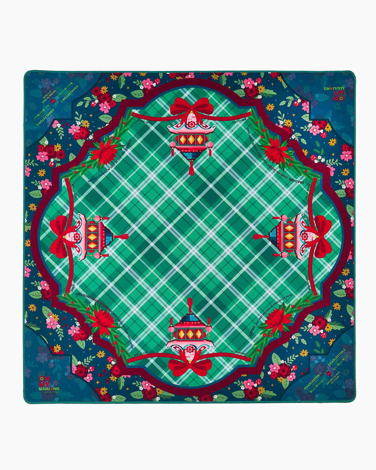 Yuletide Mahjong Mat