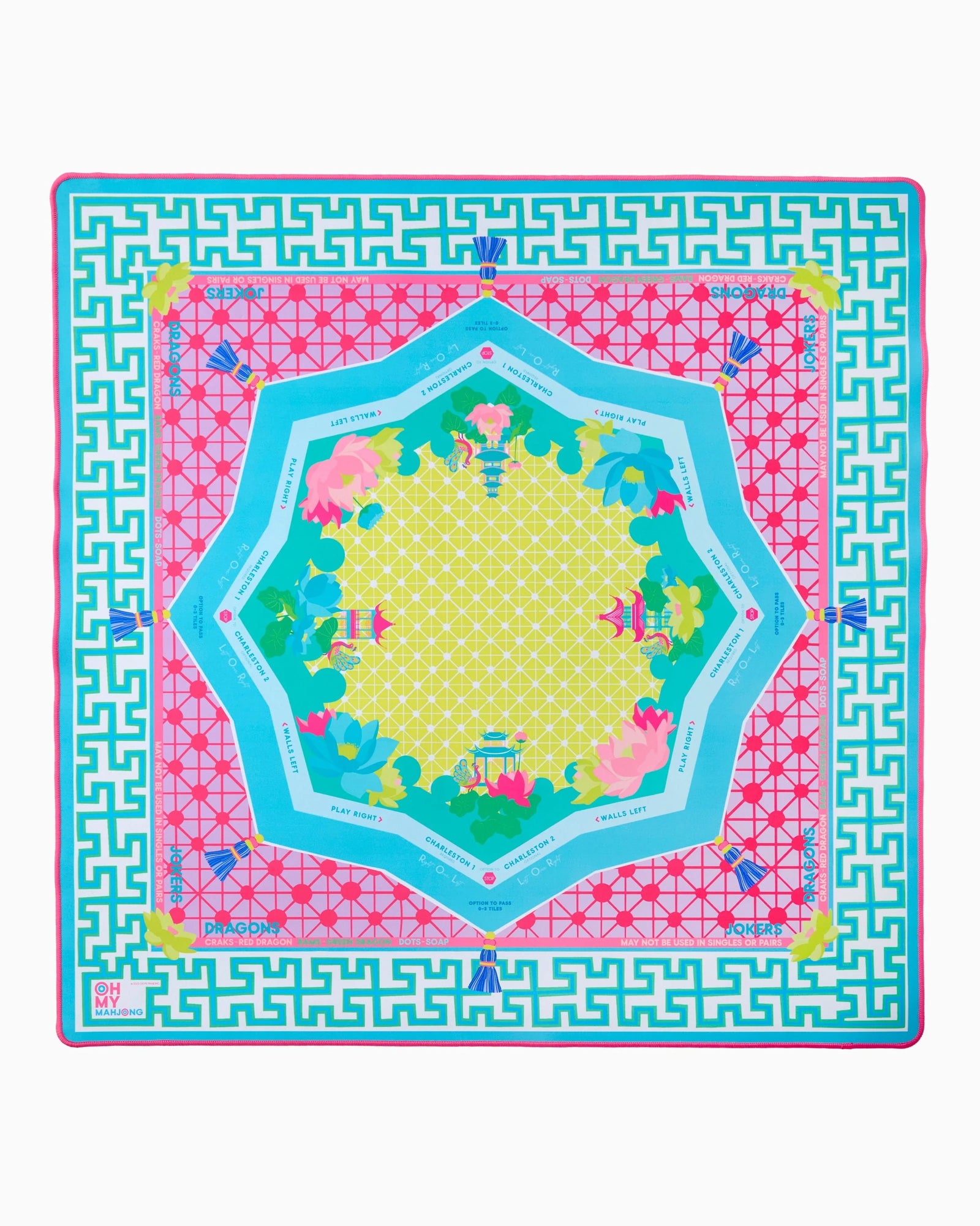 Zen Glow Mahjong Mat - The Preppy Bunny