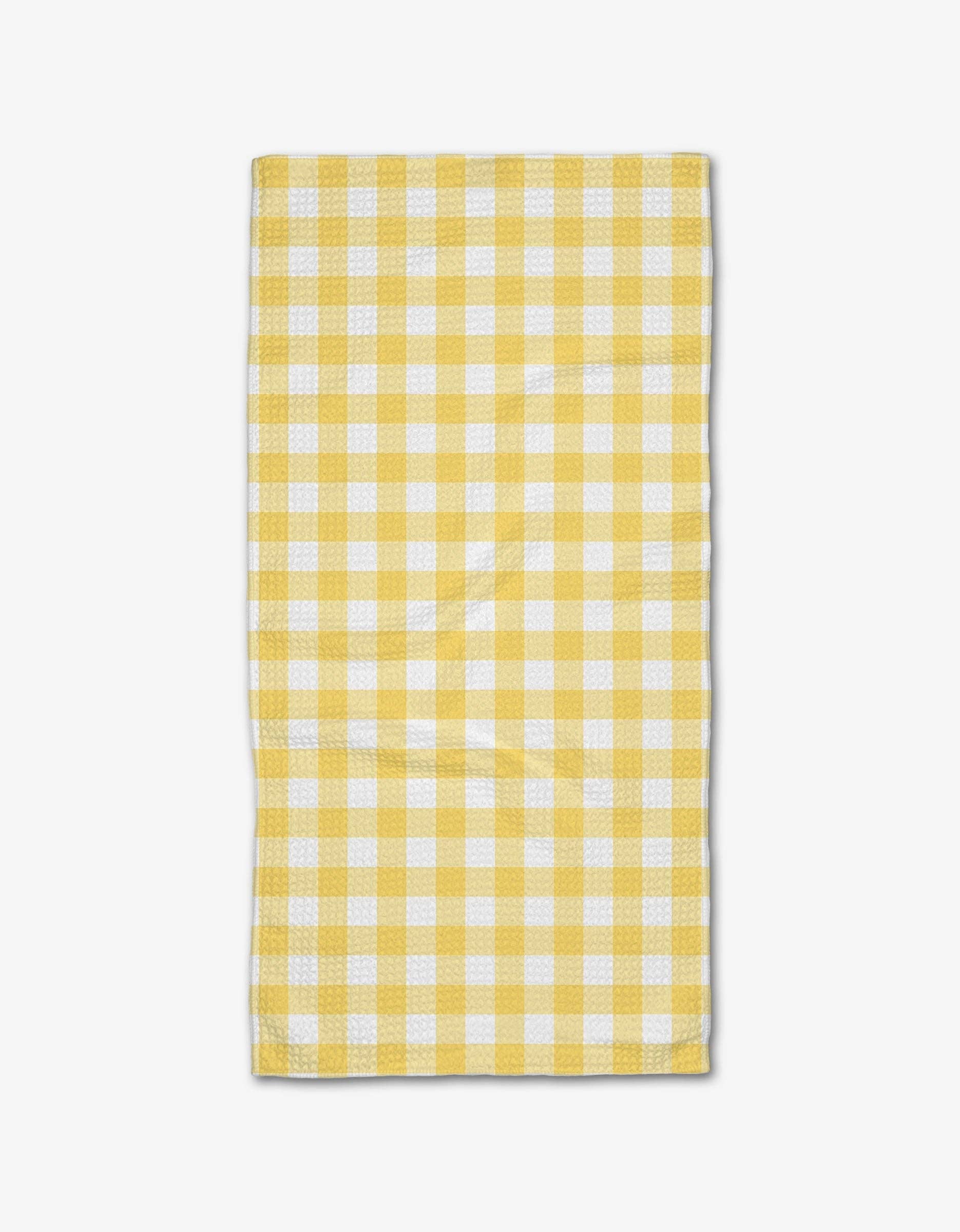 Lemon Gingham Bar Towel - The Preppy Bunny