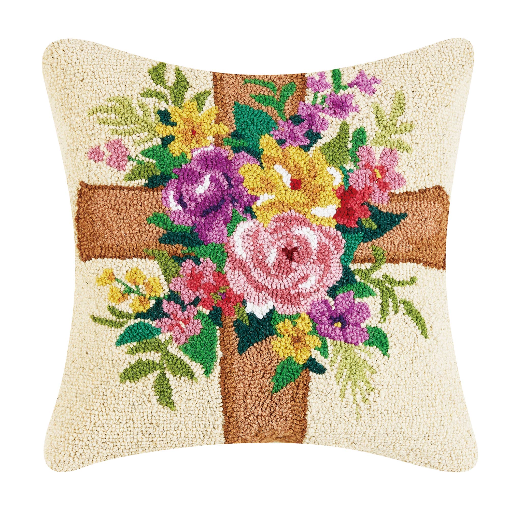 Easter Cross Hook Pillow - The Preppy Bunny