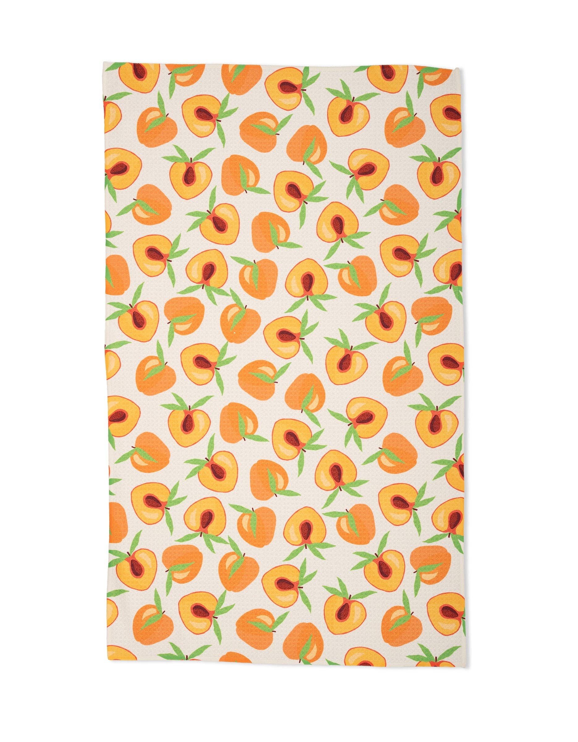 Sweet Peach Geometry Kitchen Towel - The Preppy Bunny