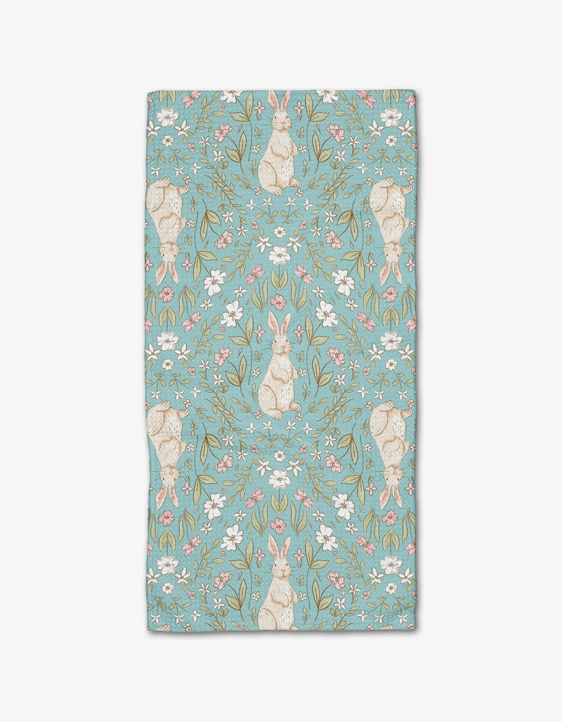 Cottontail Florals Robins Egg Bar Towel - The Preppy Bunny