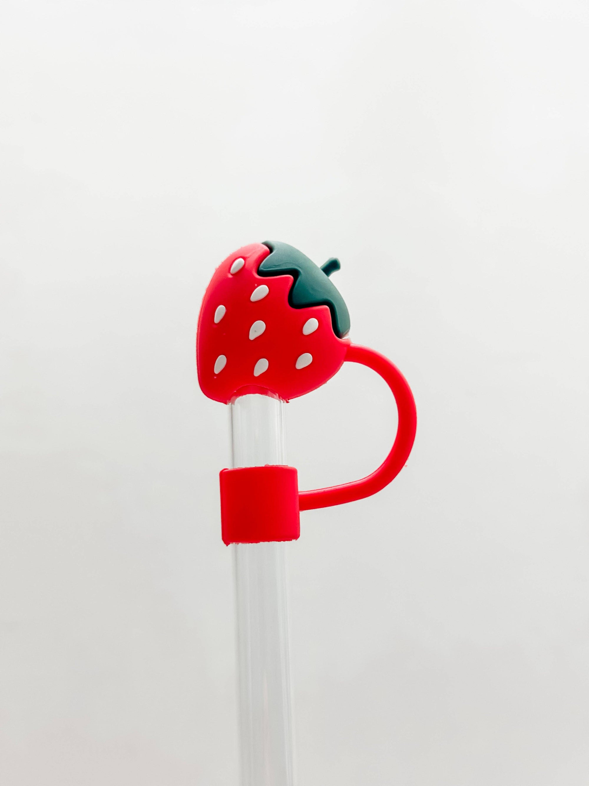 Straw Cover 10MM "Red Strawberry" - The Preppy Bunny